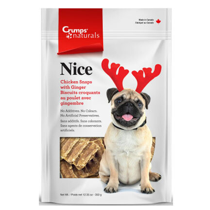 Crumps Holiday Dog Treat Chicken Ginger Snap