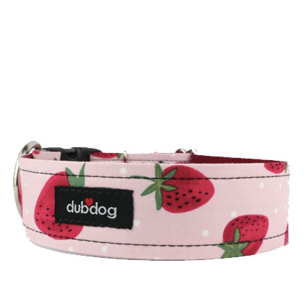 DubDog Collar Strawberry XL
