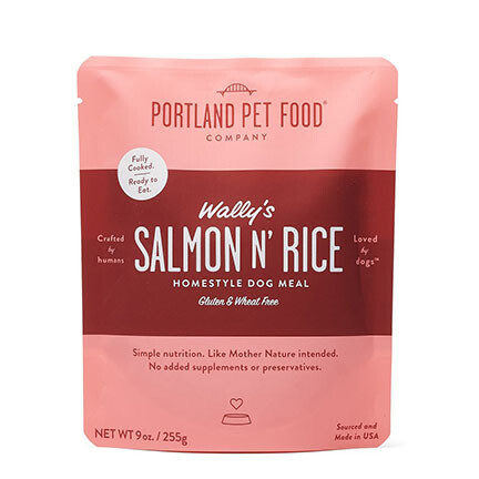 Portland Pet Dog Wallys Salmon/Rice 9oz