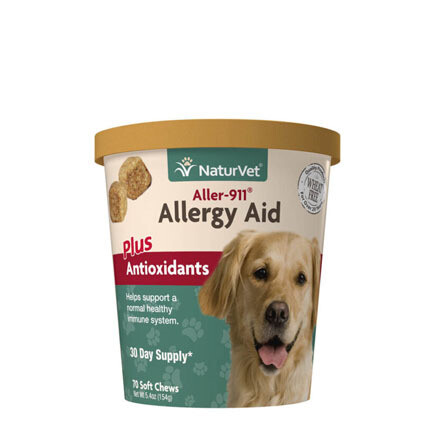 NaturVet AllergyAid Plus Chews 70ct