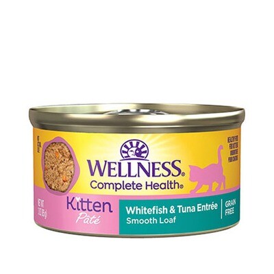 Wellness Kitten Whitefish Tuna 3oz