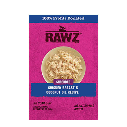 Rawz Cat Shred Chicken Coconut 2.4oz