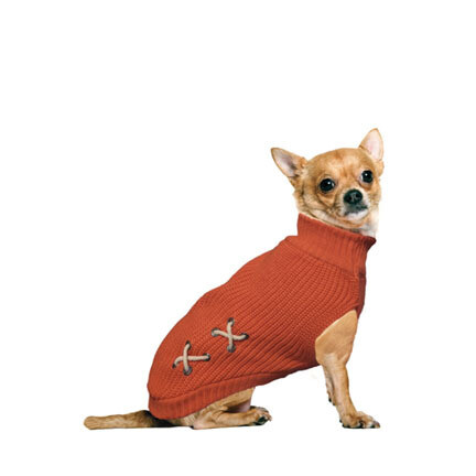 Fashion Pet Sweater Criss Cross Coral XS