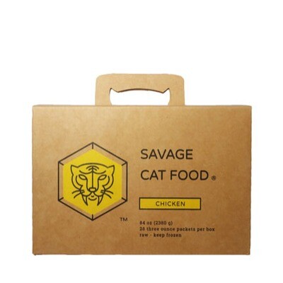 Savage Cat Chicken Pouches 84oz