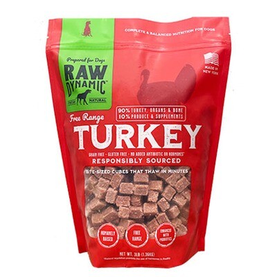 Raw Dynamic FRZ Dog Turkey 6#