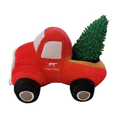 Tall Tails Red Truck n Tree 8"
