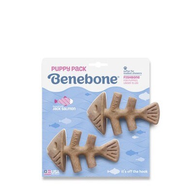 Benebone Fishbone Puppy 2pk