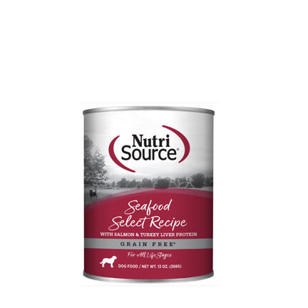 NutriSource Dog Seafood 13oz