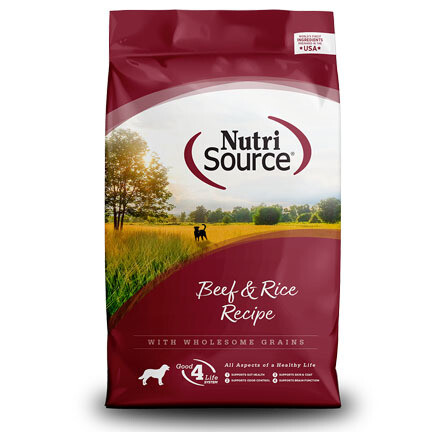 Nutrisource Dog Beef/Brown Rice 26#