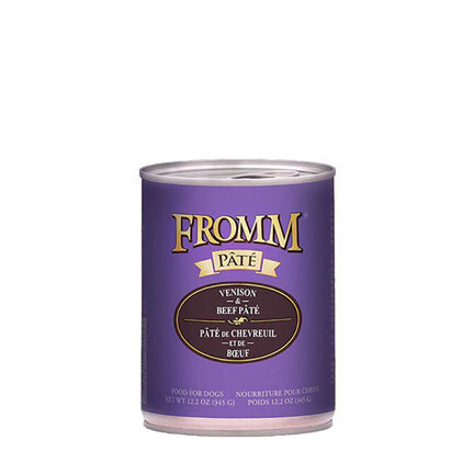 Fromm Dog Pate Venison Beef 12oz