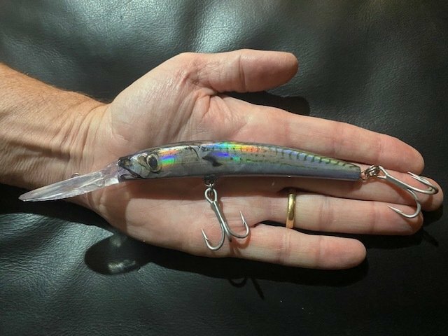 Baby Foil Mackerel Trolling Lure, 5 in, 1 oz