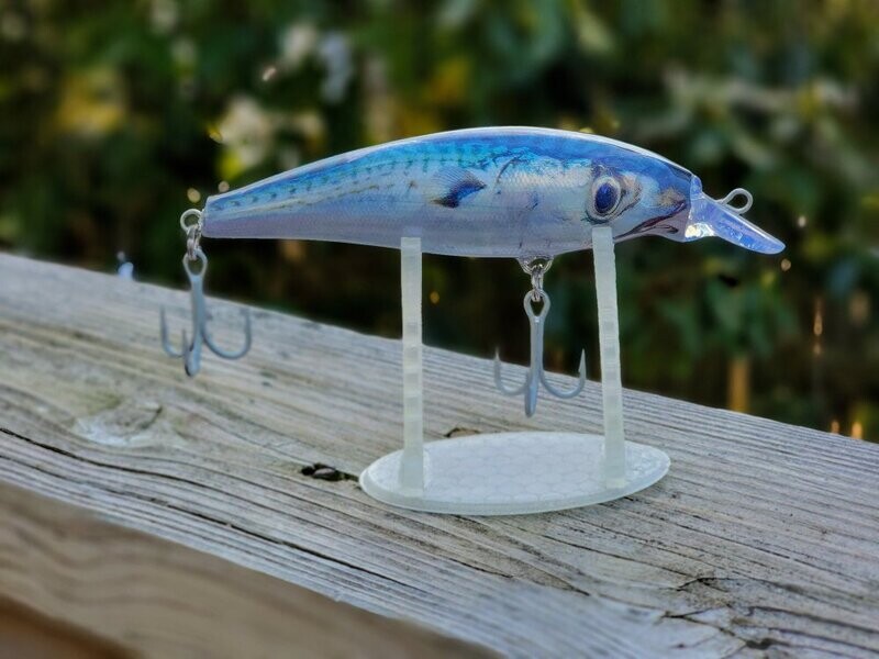 Foil Mackerel Fat Series Casting Crank Bait, 5 in, 1.6 oz "Credit Card or PayPal accepted at checkout"