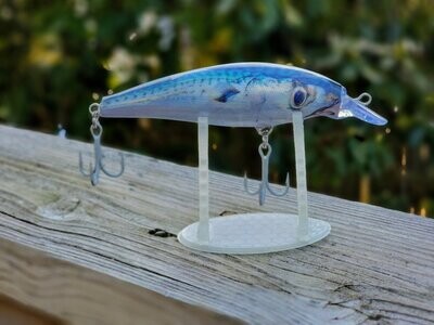 Foil Mackerel Fat Series Casting Crank Bait, 5 in, 1.6 oz "Credit Card or PayPal accepted at checkout"