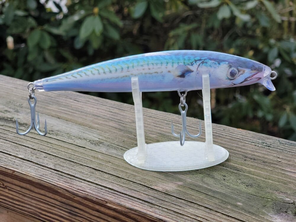 Natural Mackerel Shallow Swimmer, 6.75 in, 1.6 oz, Best Seller "Credit Card or PayPal accepted at checkout"