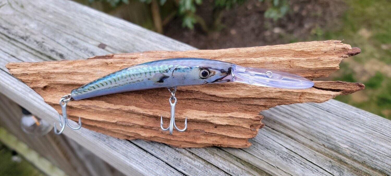 Baby Mackerel Trolling Lure , 5 in, 1 oz "Credit Card or PayPal accepted at checkout"