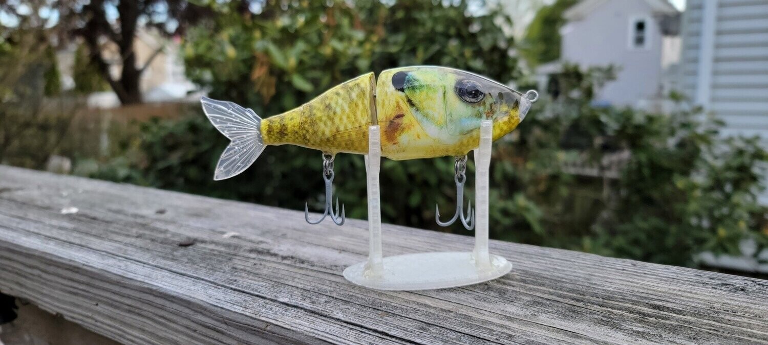 Baby Sunfish, Lunker Bass Swim Bait, 6 in, 2.1 oz "Credit Card or PayPal accepted at checkout"