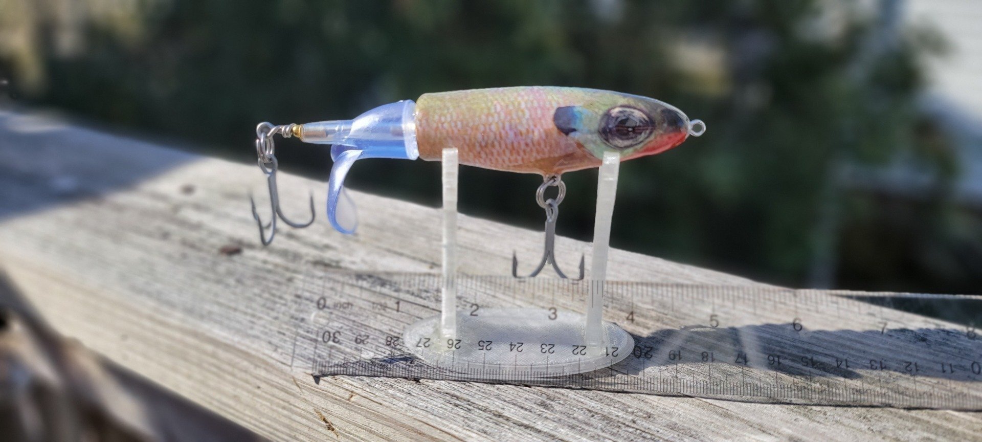 Baby Pumpkinseed Floating Lunker Ploppr, 5 in, 1.4 oz