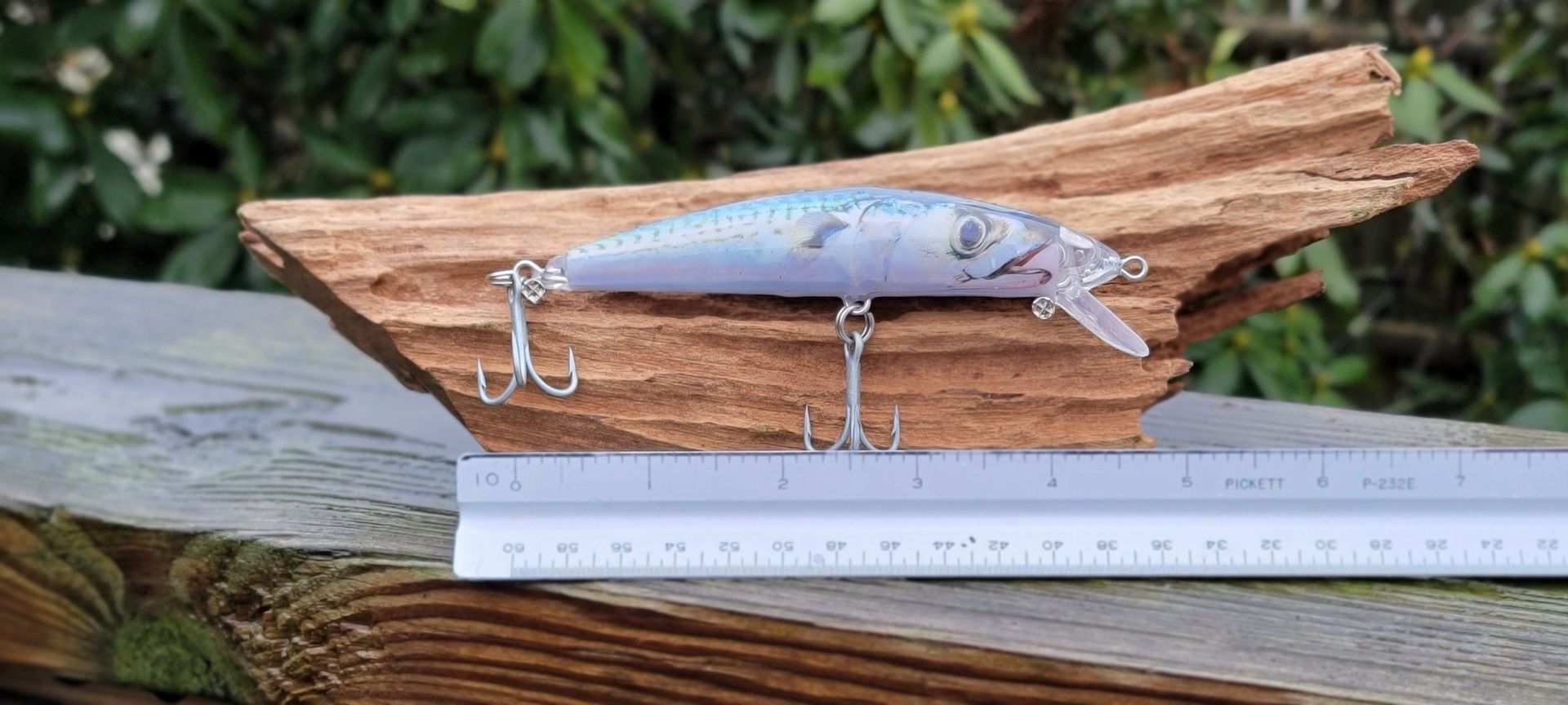 Baby Natural Mackerel Long Cast Swim Bait, 4.75 in, 1.5 oz