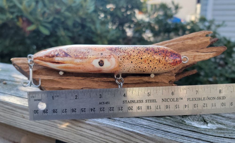 Squid Floating Top Water Stick Bait, 7 in, 3.10 oz