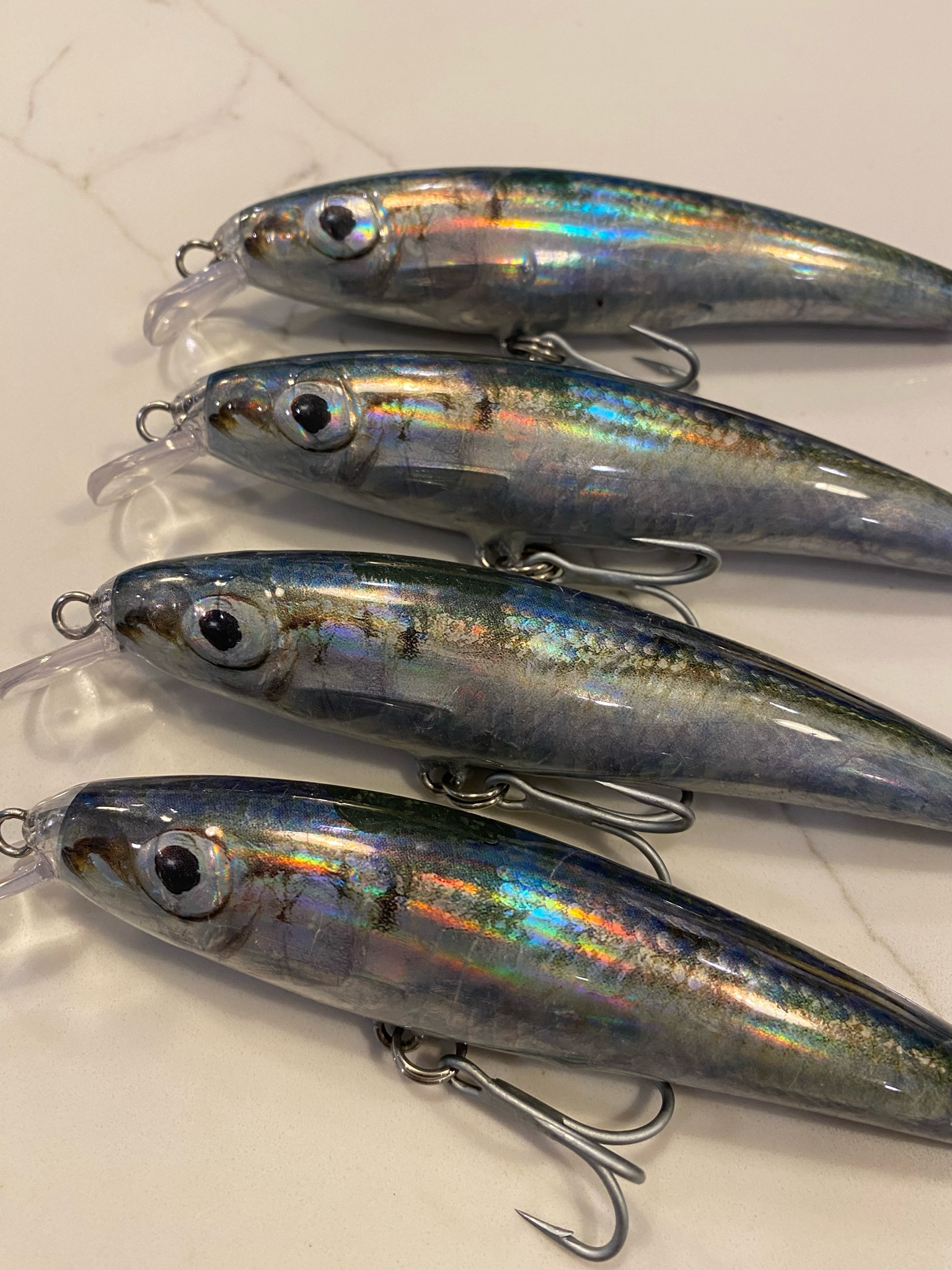 Baby Foil Herring Live Series, Casting Swim Bait, 5.5 in, 1.6 oz 