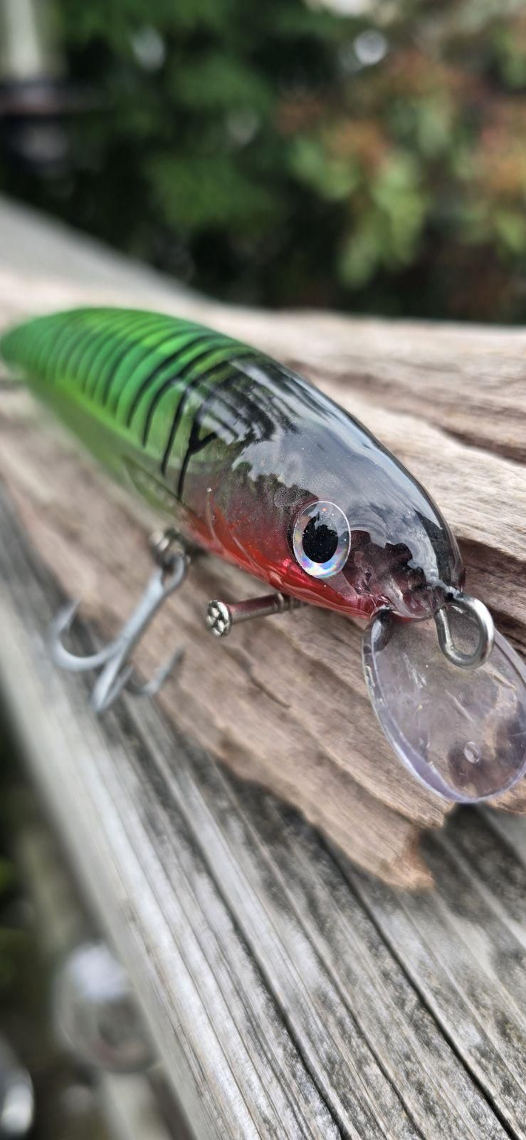 Custom Hand Painted Mackerel, 5.5 in, 1.6 oz 