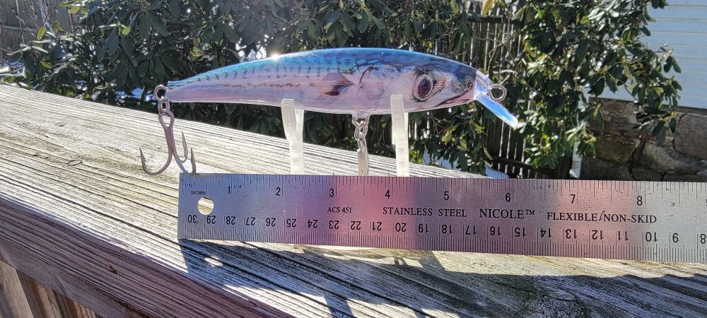 Foil Tinker Mackerel Casting Swim Bait, 5.5 in, 1.6 oz.