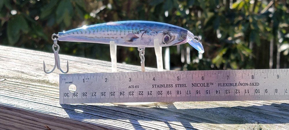 Natural Tinker Mackerel Live Series Casting Swim Bait, 5.5 in, 1.6 oz, Top Seller.