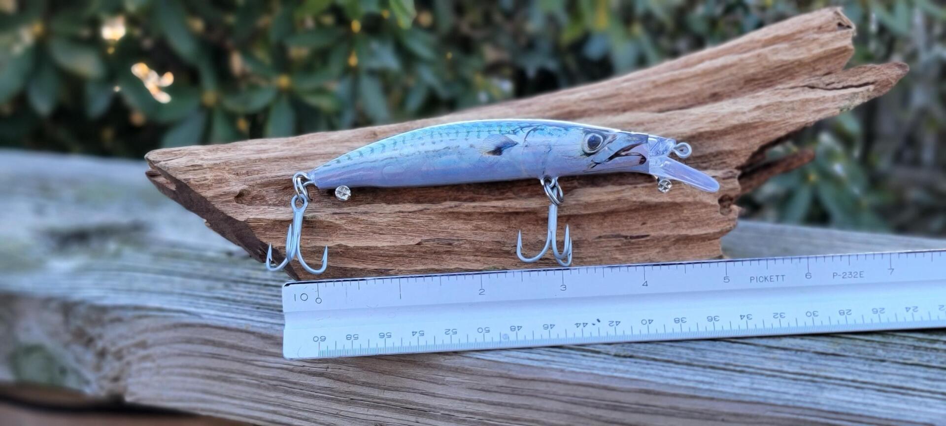 Baby Natural Tinker Mackerel Casting Swim Bait, 4.75 in, .95 oz, Slow Sink.