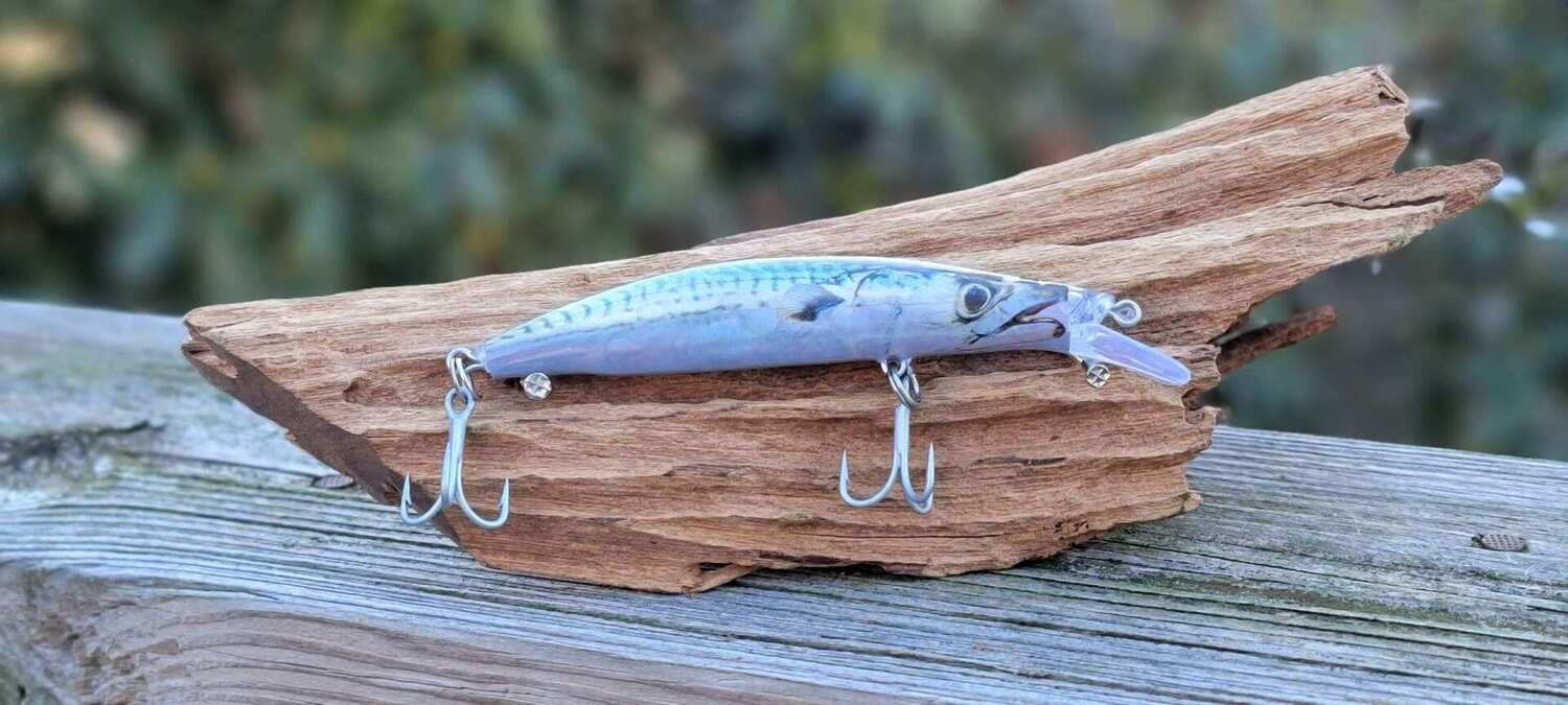 Baby Natural Tinker Mackerel Casting Swim Bait, 4.75 in, .95 oz, Slow Sink.