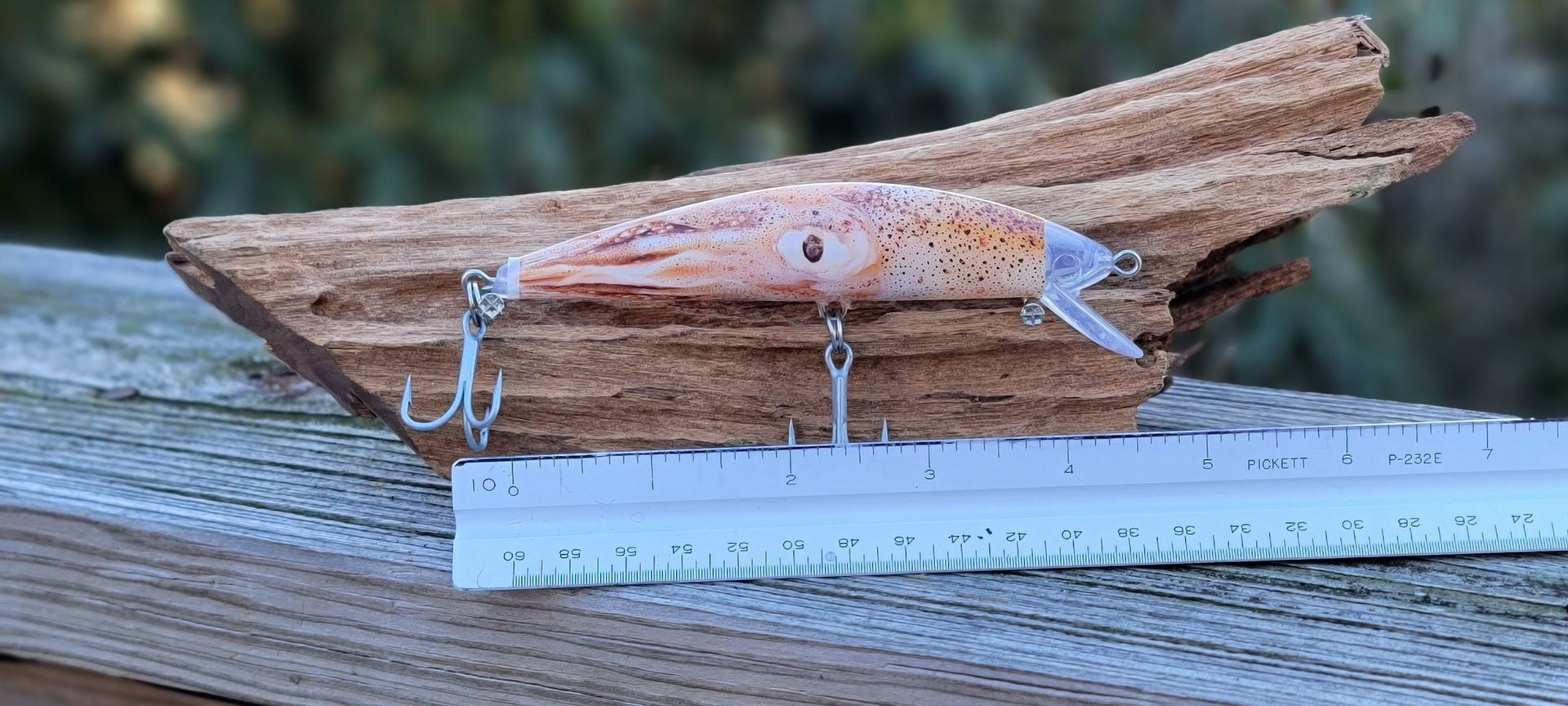 Baby Squid Long Cast Swim Bait, 4.75 in, 1.5 oz, Sinking.