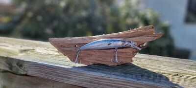 Baby Foil Tinker Mackerel Casting Swim Bait, 4.75 in, .95 oz, Slow Sink.