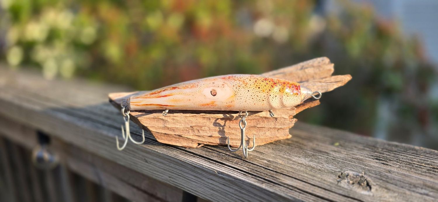 Lewdog School Tuna Grade Squid Stick Bait, 7.0", 4.0 oz to 4.8 oz.
