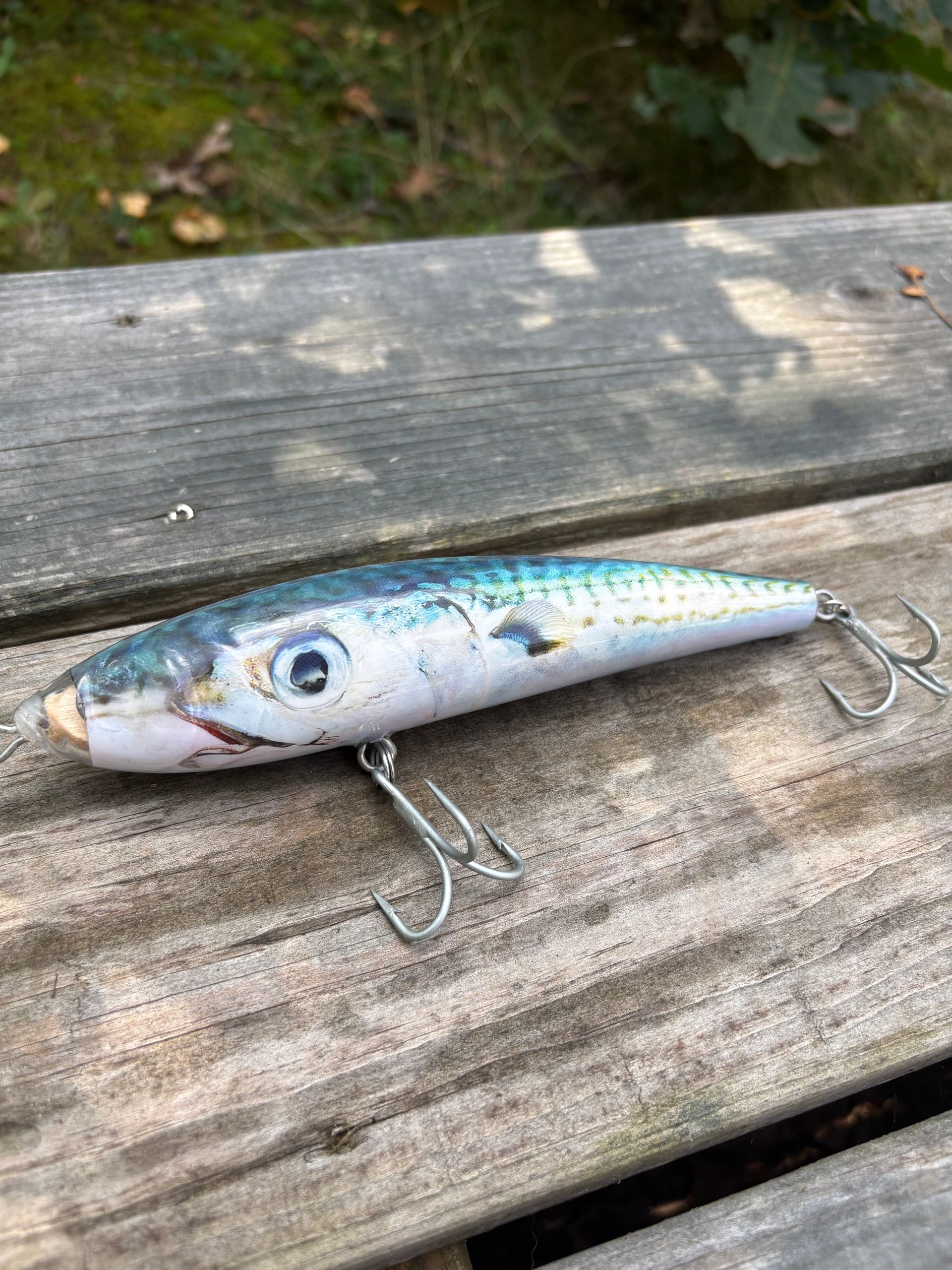Lewdog School Tuna Grade Natural Mackerel Stick Bait, 7.0