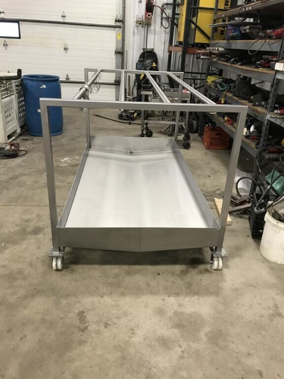 Sample Bag Drainage Cart