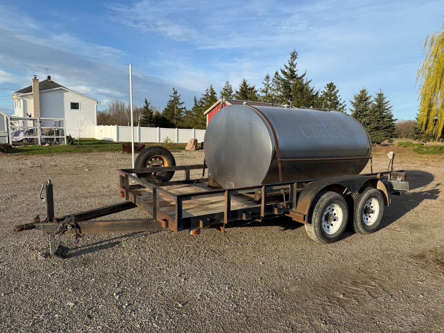 Used 800 Gallon Transport Tank- # C0336
