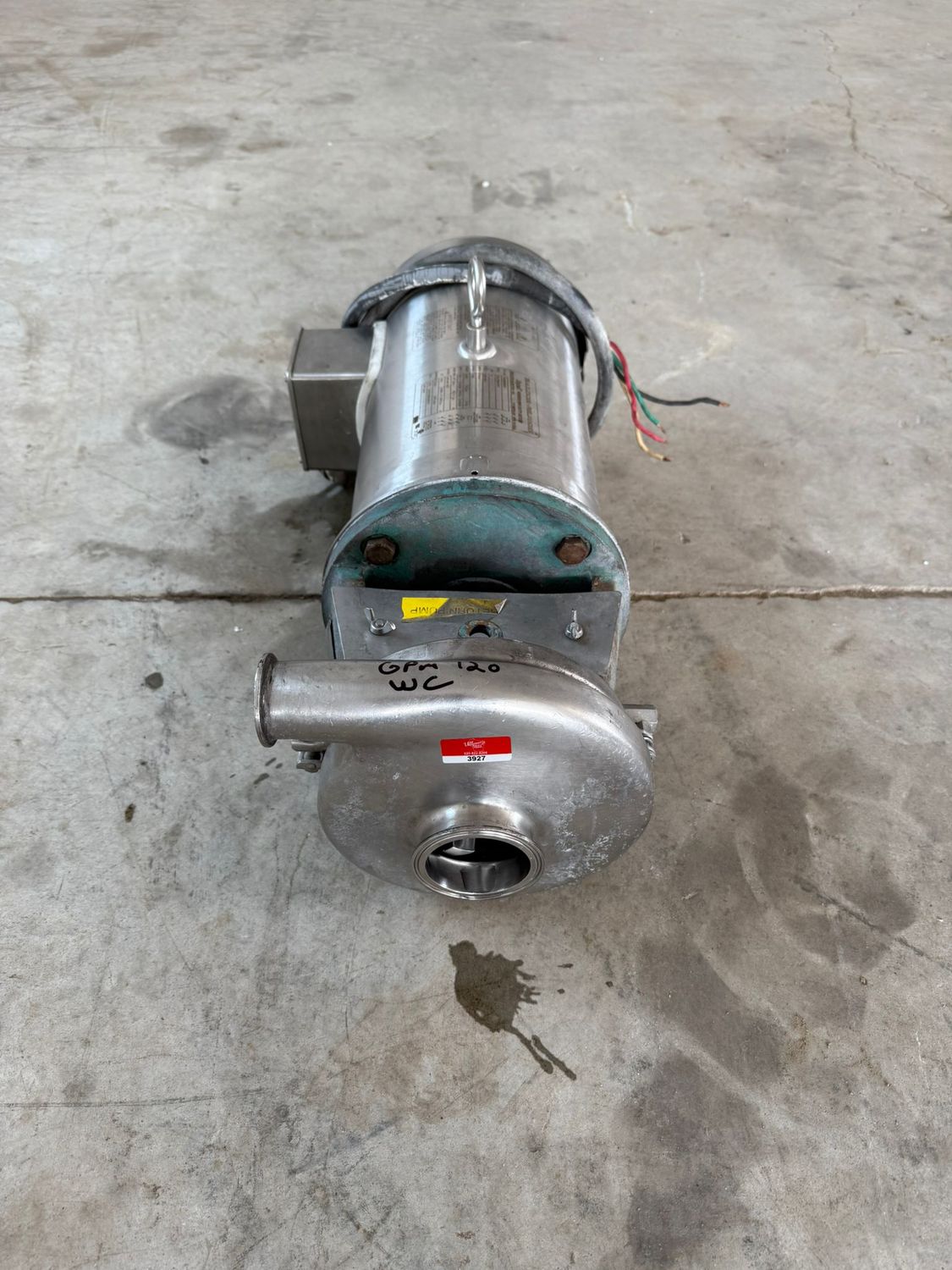Used 5 HP Pump - # 3927