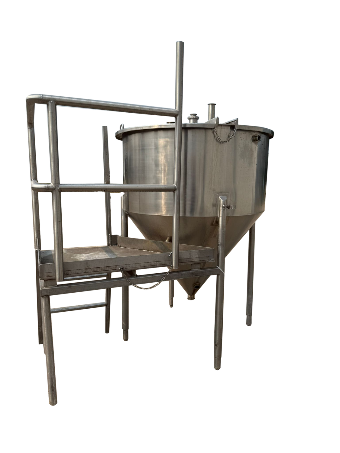 Used 300 Gallon Cone Bottom Tank - # 3975