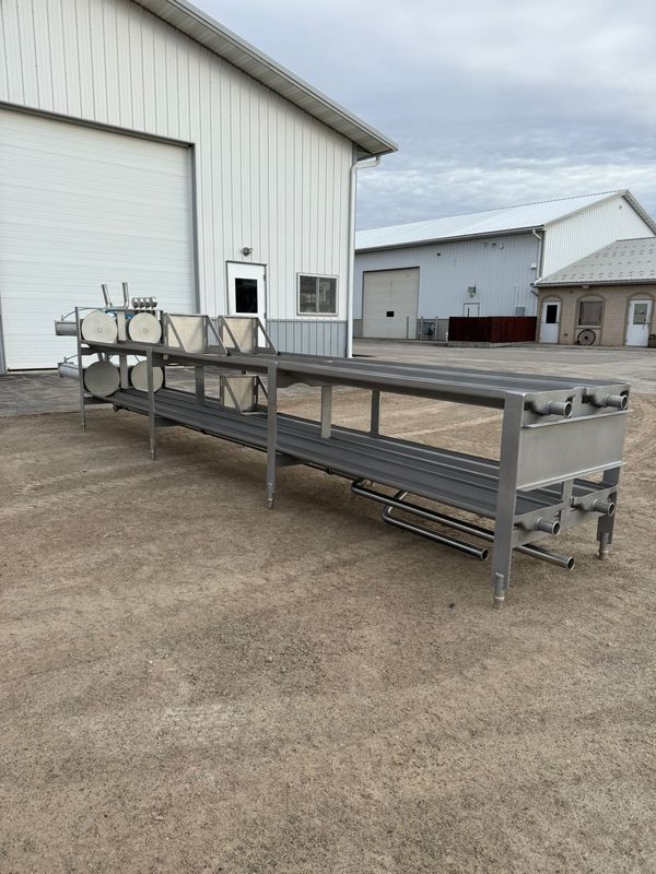 Used 4 Head Horizontal Cheese Press - # 4048