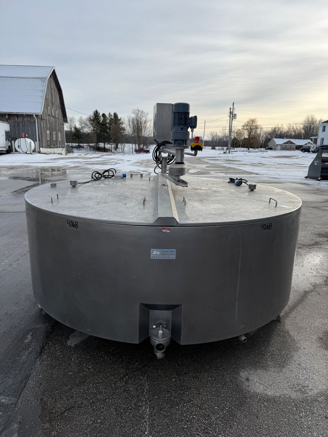 Used 528 Gallon Combo Vat - # 4068
