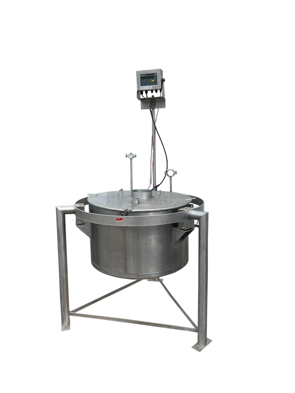 Used Stainless Tank with Scale - # 3736