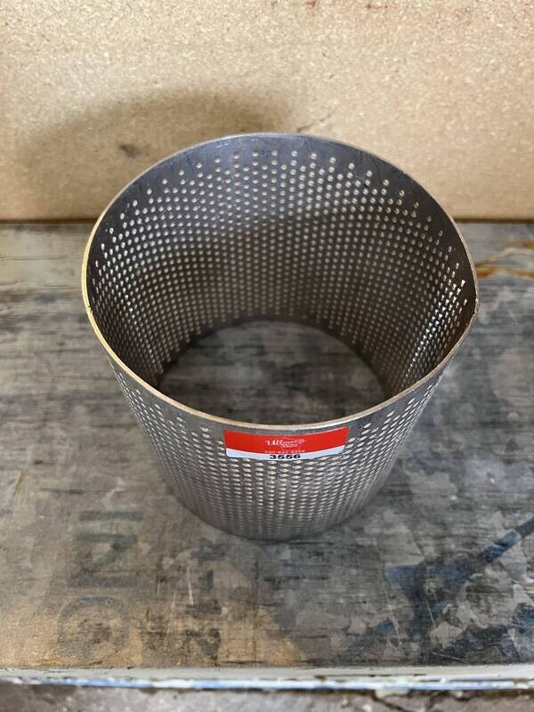 Used 5"Dia x 5"Deep Cheese Mold - #3556