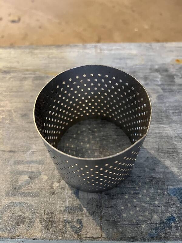 Used 3"Dia x 3"Deep Cheese Mold - #3555