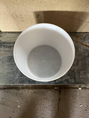 Used 7"Dia x 6 1/4"Deep Cheese Mold - #3565