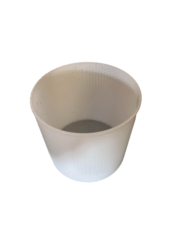 Used 6 3/8"Dia x 6 1/8"Deep Cheese Mold - #3566