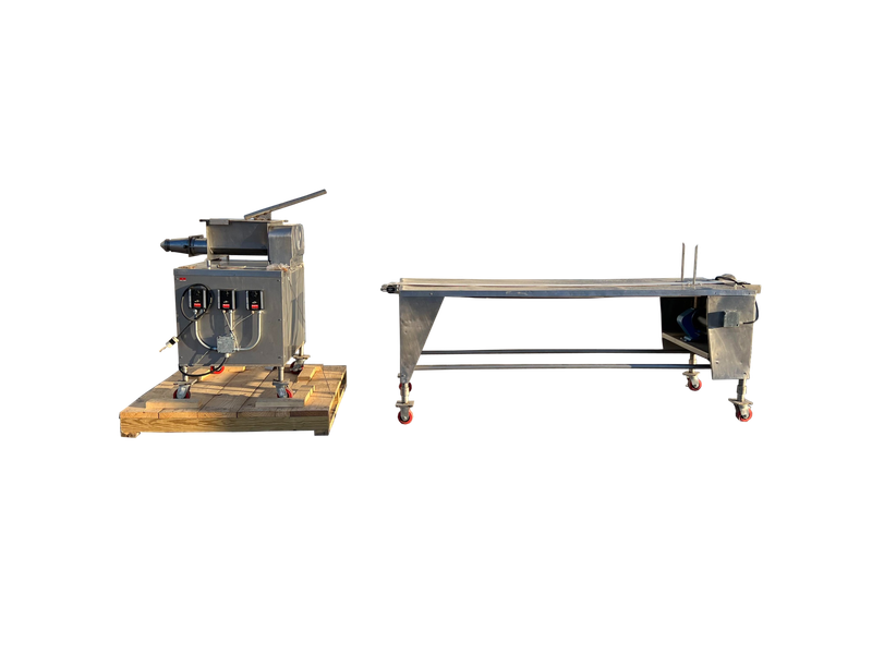 Used Mixer / Grinder with Conveyor - #3653