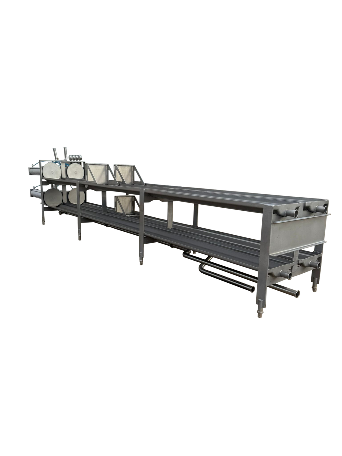 Used 4 Head Horizontal Cheese Press - #