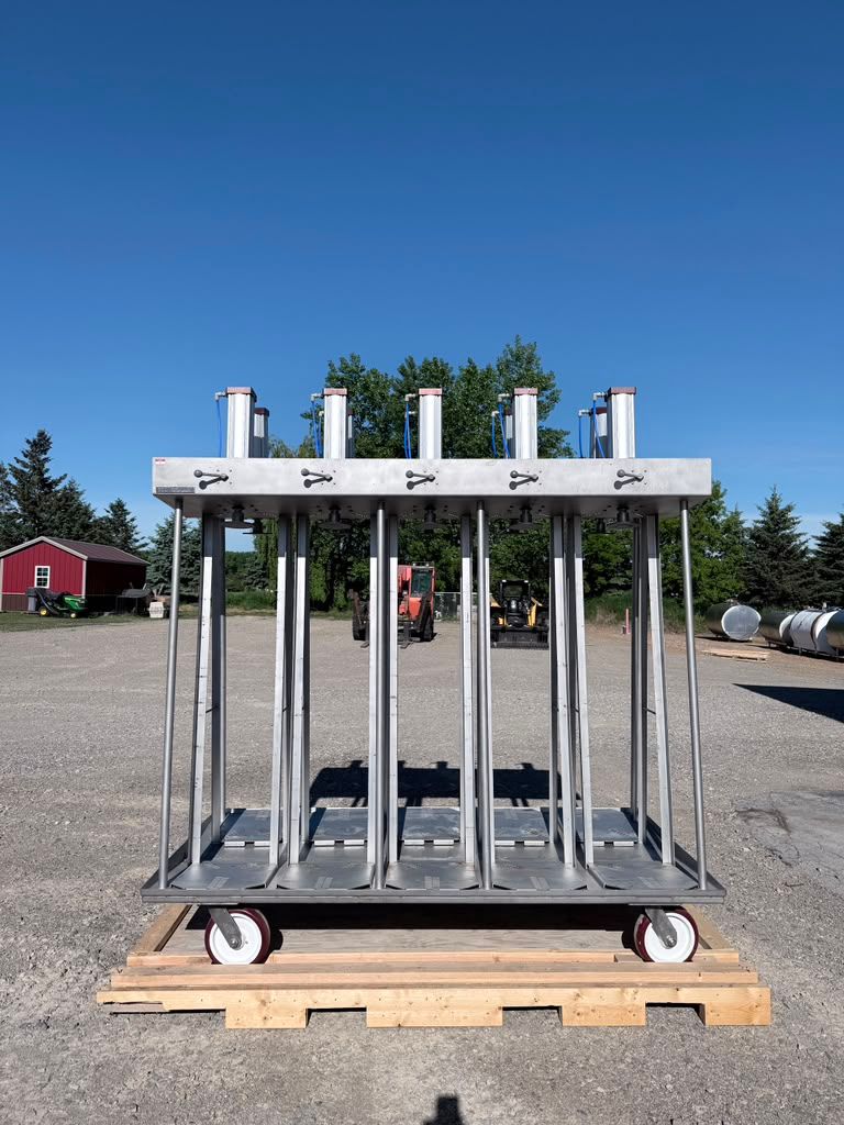Used 10 Head Cheese Press - # 4094