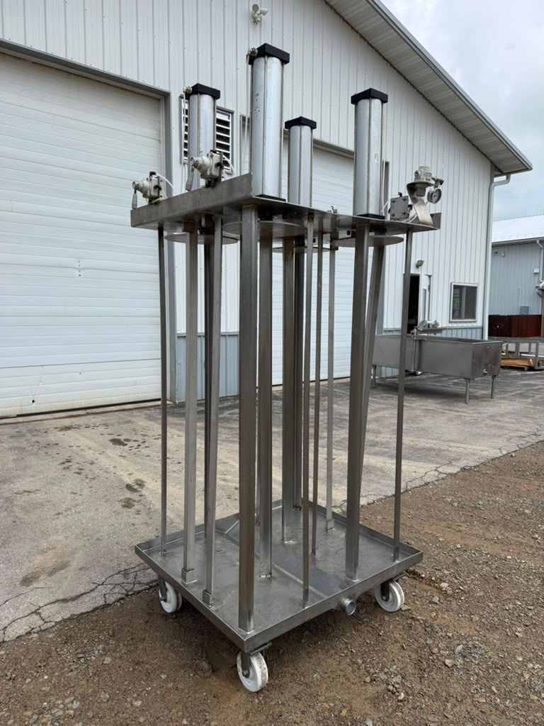 Used 4 Head Cheese Press - # 4107 Used 4 Head Cheese Press - # 4107