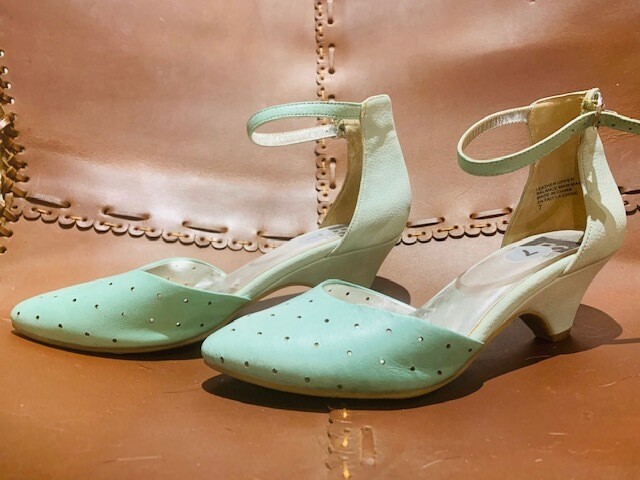 Nordstrom BC Footware - Two-Toned Teal Wedges- Size 7