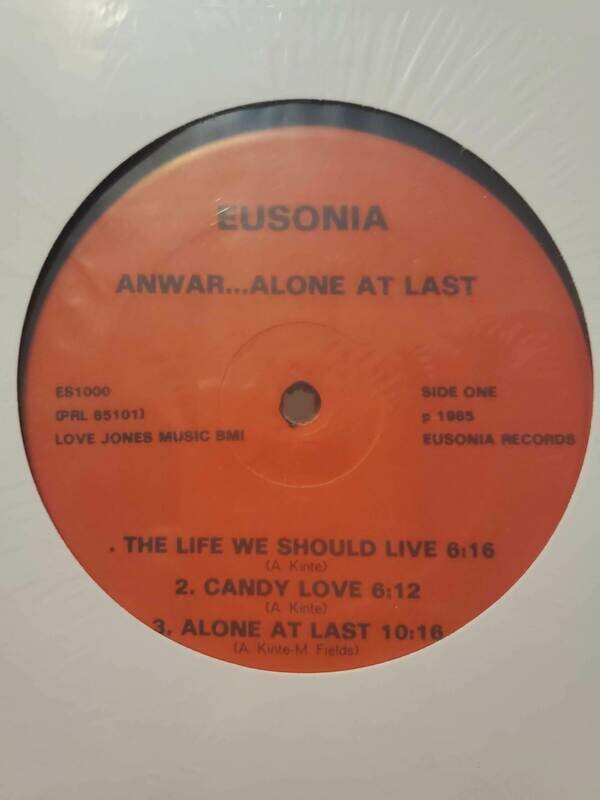 ALONE AT LAST Vinyl LP​  by: ANWAR (5 copies)
